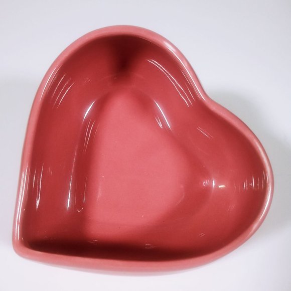 Porcelain Fleurs De Regetice Heart Pink White Edelweiss Musical Trinket Box - Picture 10 of 13